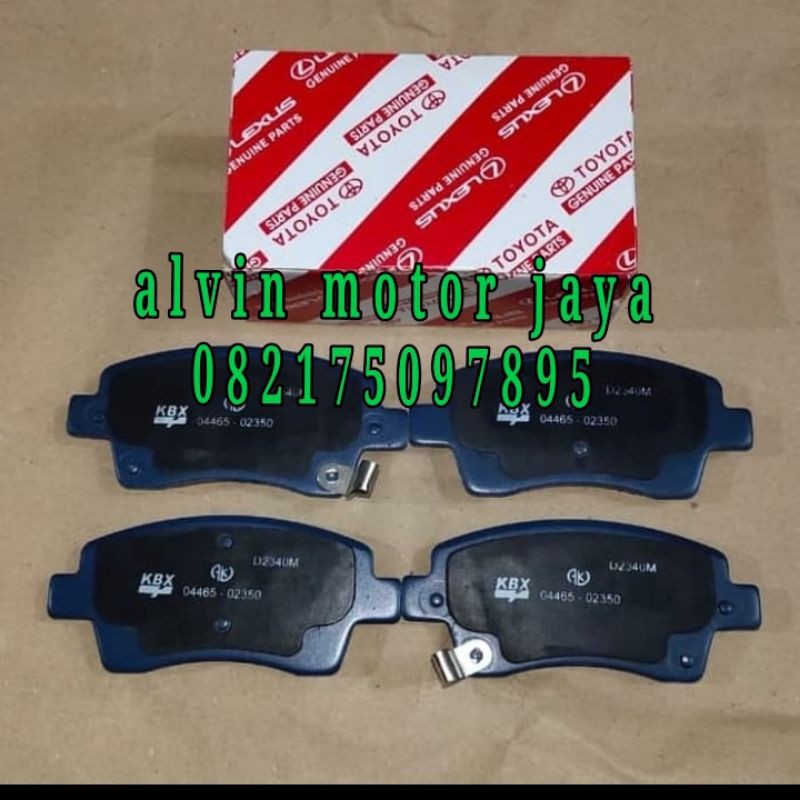 Jual Brake pad atau kampas rem depan toyota etios valco original 1set