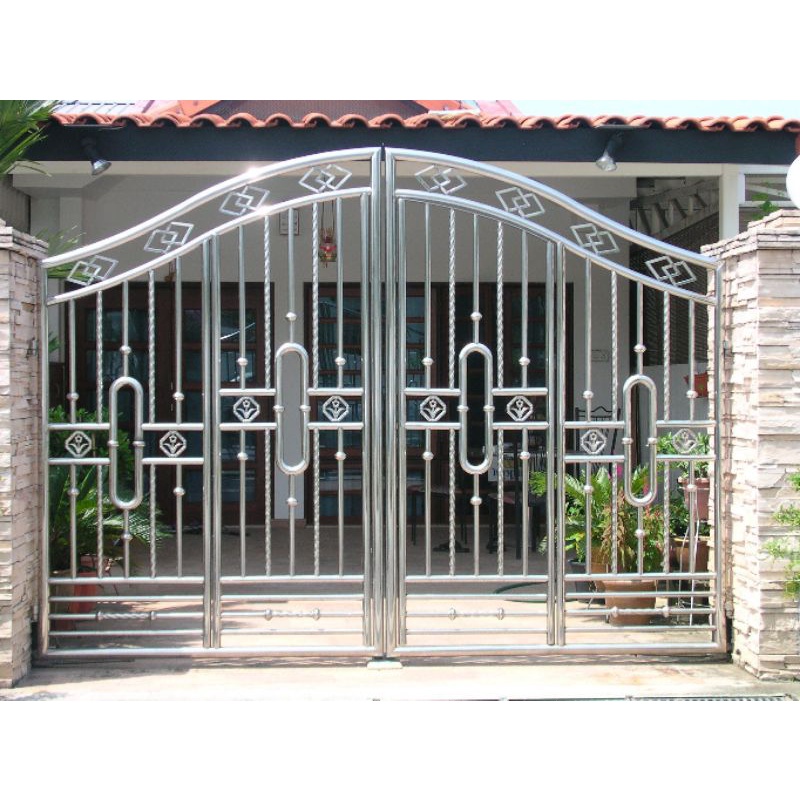 Jual PINTU GERBANG STAINLESS MINIMALIS | Shopee Indonesia