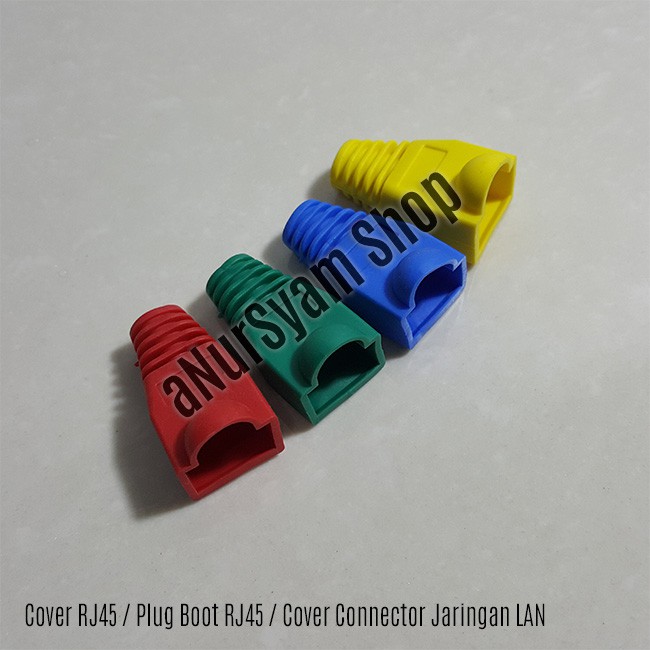 Jual Cover RJ45 / Plug Boot RJ45 / Cover Connector Jaringan LAN ...