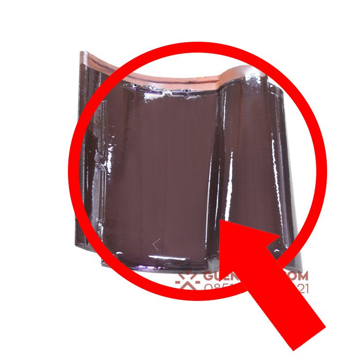 Jual Genteng Keramik Utama Kia Kw 1 Warna Coco Brown Shopee Indonesia