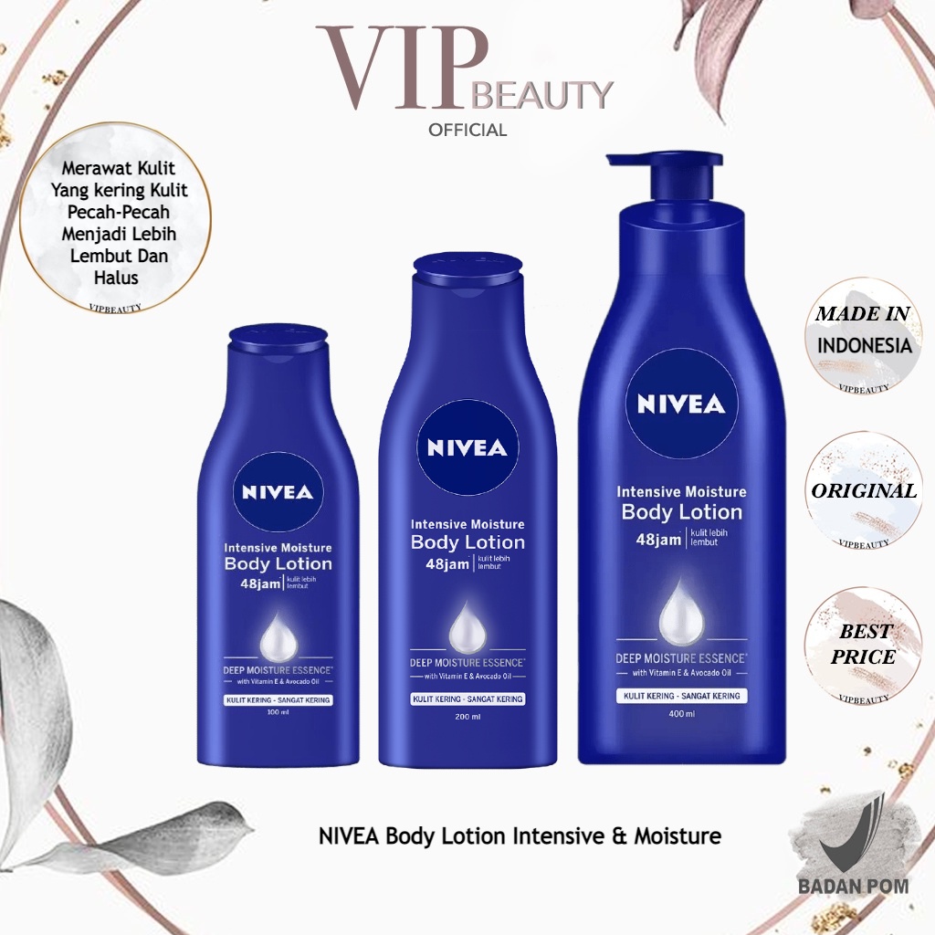 Jual NIVEA Body Lotion Intensive & Moisture Lotion | Shopee Indonesia