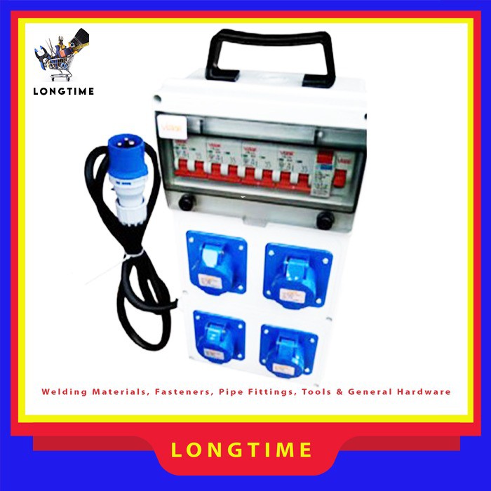 Jual Vistar 4 Way Industrial DB Box 220V Model 4601 ELCB-RCD 2P-40A ...