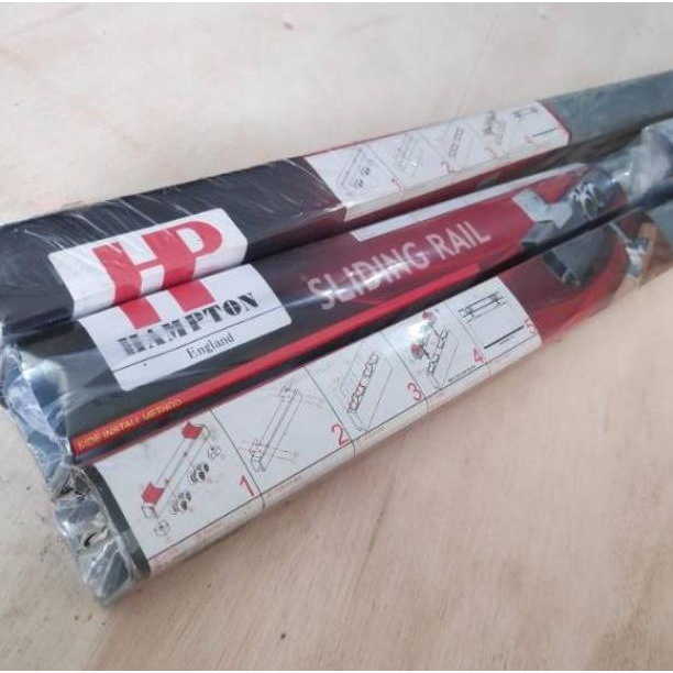 Jual Rel Pintu Geser Sliding Rail Hampton 2M Pintu 90Cm | Shopee Indonesia