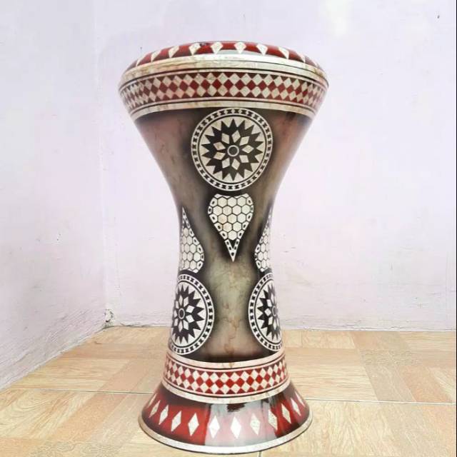 Jual Darbuka ukuran 8 inch mika power beat motif Mesir AZ Zahir aha
