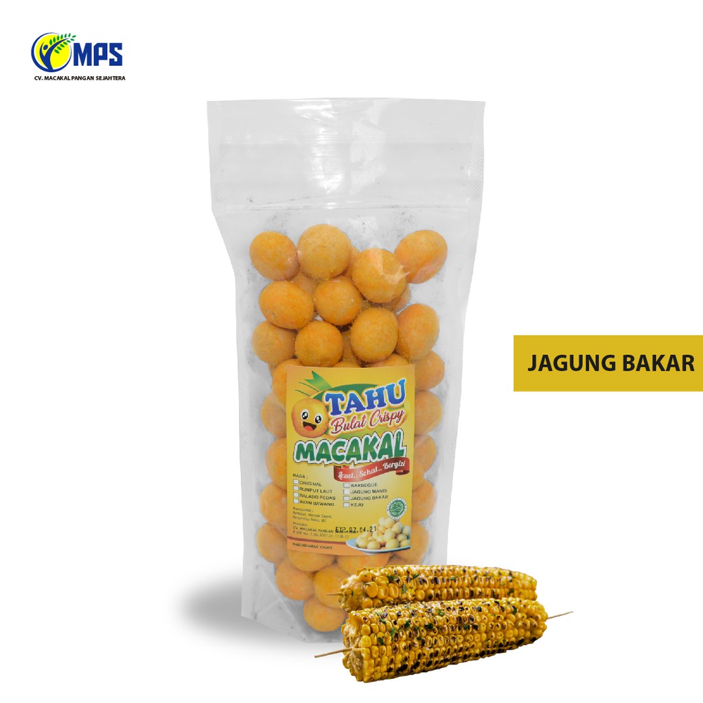 Jual Keripik Tahu Bulat Mini Kering Crispy Kering Macakal Rasa Jagung ...