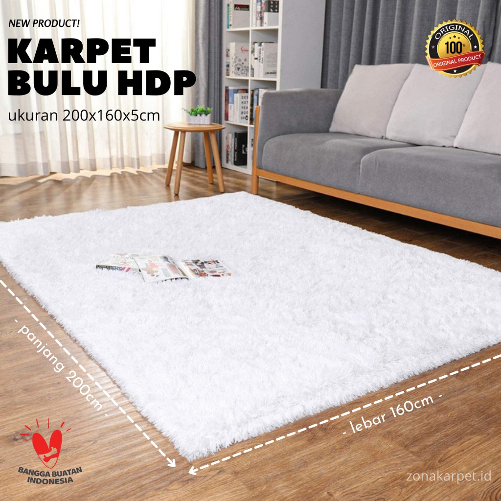 Jual KARPET BULU RASFUR Uk.200x160x3cm BUSA HDP | Shopee Indonesia