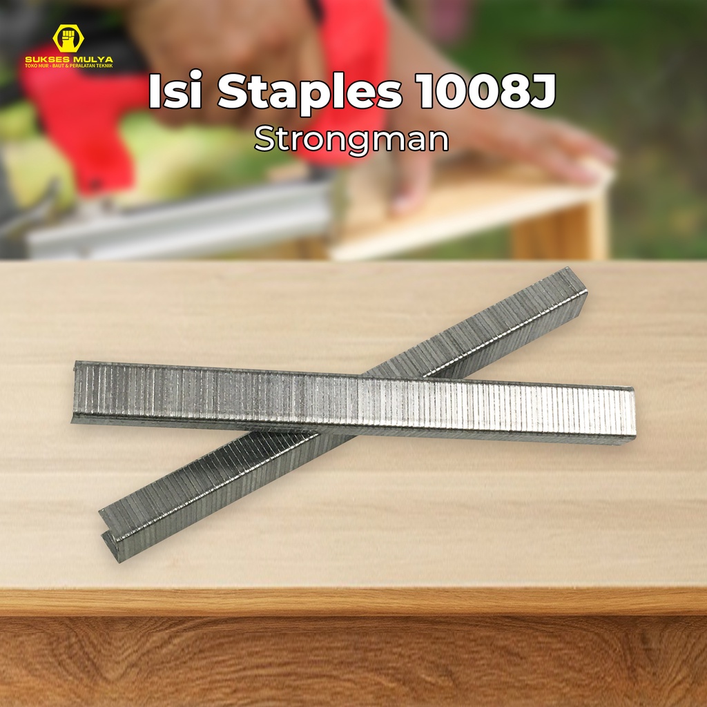 Jual ISI STAPLES / PAKU TEMBAK 1008J STRONGMAN | Shopee Indonesia