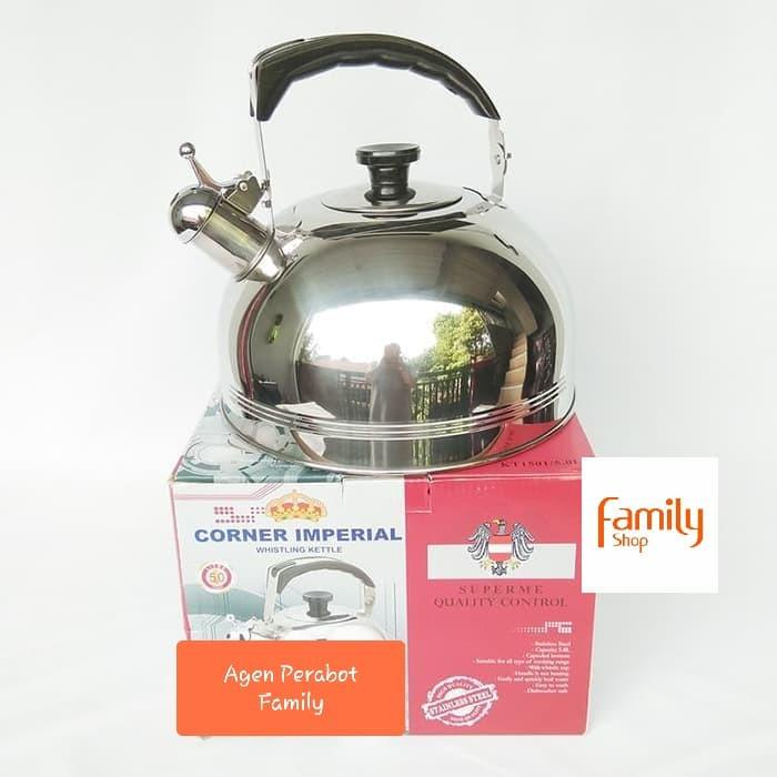 Jual Pemanas Teko Air Masak Bunyi Stainless Steel Imperial Liter Shopee Indonesia