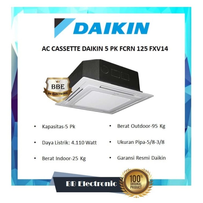 Jual Ac Cassette Daikin Pk Fcrn Fxv Shopee Indonesia