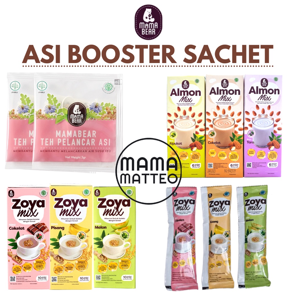 Jual [ PER 1 SACHET ] MAMABEAR ASI Booster Tea / Teh Penambah Atau ...