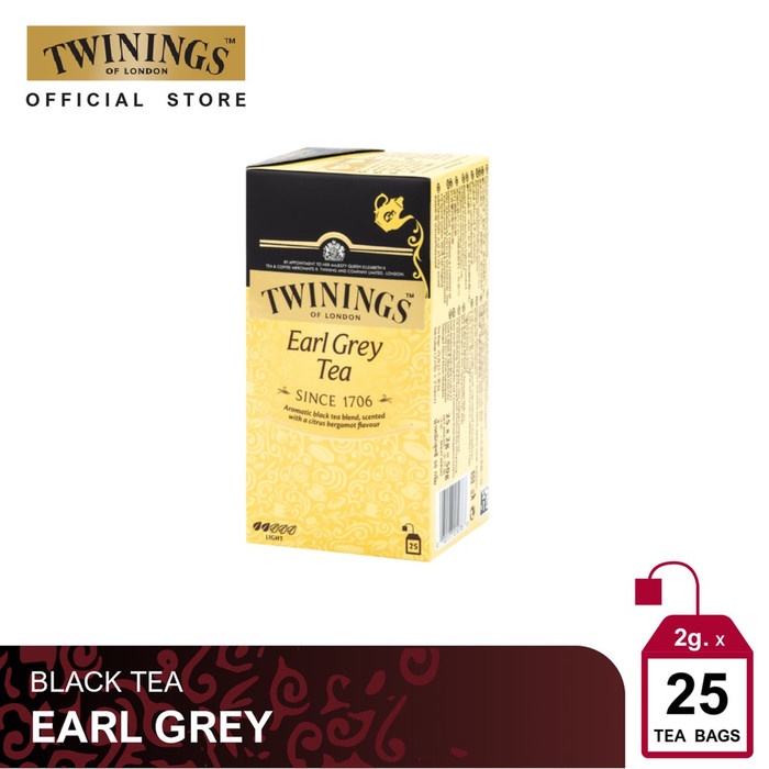 Jual Kemasan-teh- Twinings Teh Hitam Celup Rasa Bergamot Earl Grey Tea ...