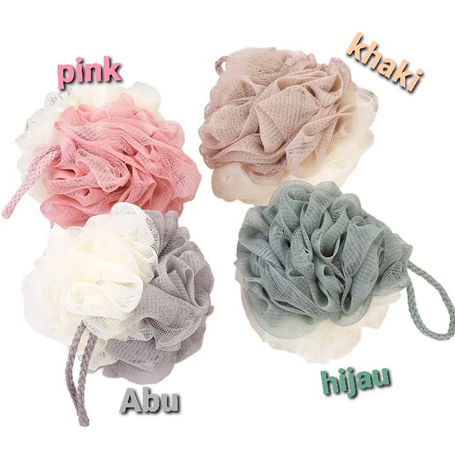 Jual BATH - SHOWER PUFF MANDI - BUSA MANDI - SHOWER PUFF PREMIUM ...