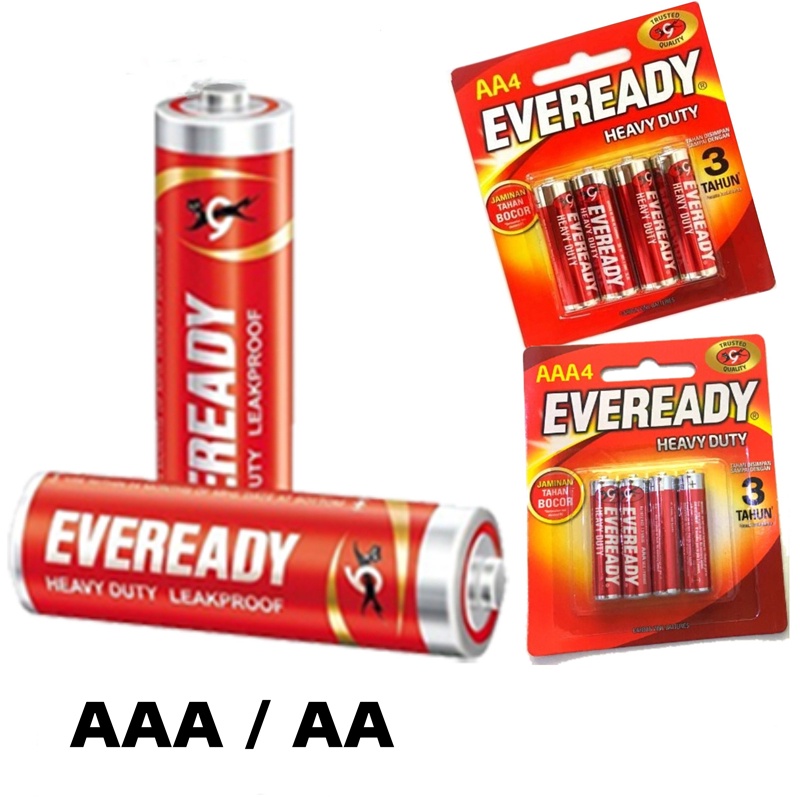 Jual Baterai/Batre Eveready AAA | Shopee Indonesia