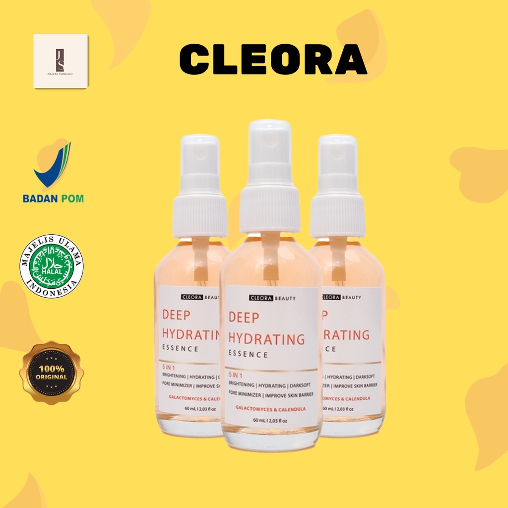 Jual CLEORA Deep Hydrating Essence 60ml (100% ORIGINAL & BPOM) | Shopee ...