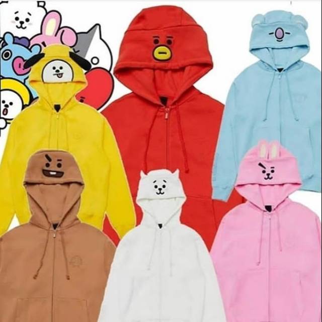 Hoodie bt21 hot sale