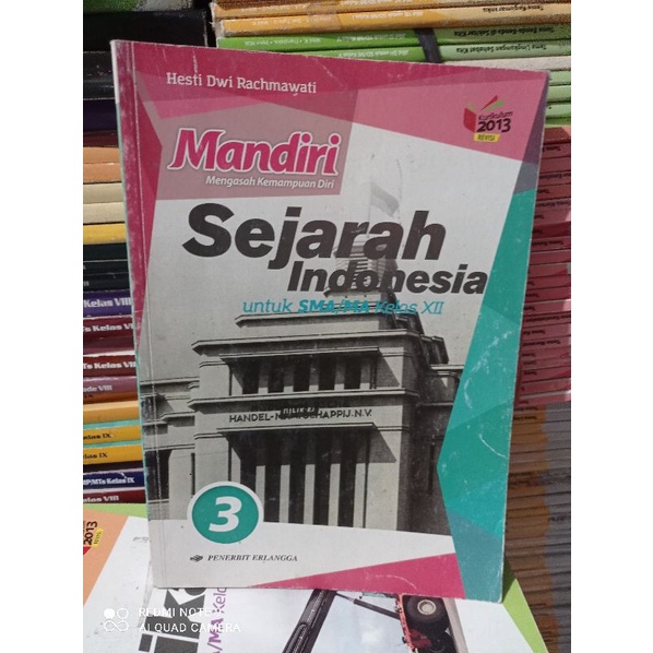 Jual Buku Bekas Kurikulum 2013 Edisi Revisi. SEJARAH Untuk Sma Ma Kelas ...