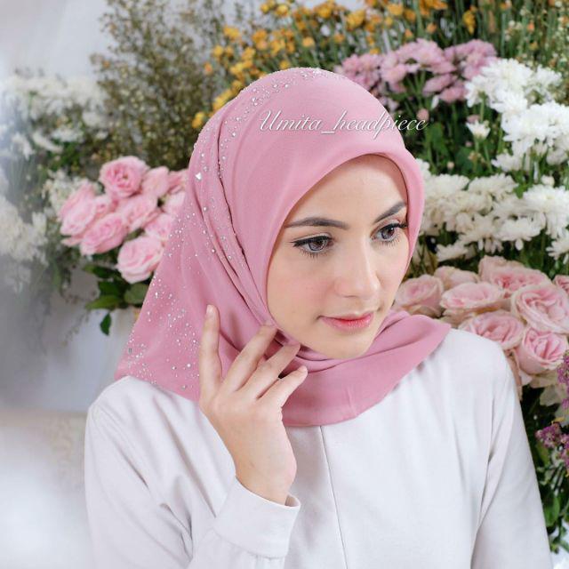 Jual Lux Hijab Segi Empat Mutiaraparis Payet Taburhijab Mutiara Taburjilbab Pollycottonbella 8762