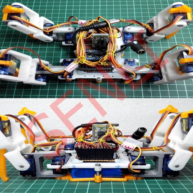 Jual Case Casing Cover Frame Rangka Spider Robot Robotic quadruped V1