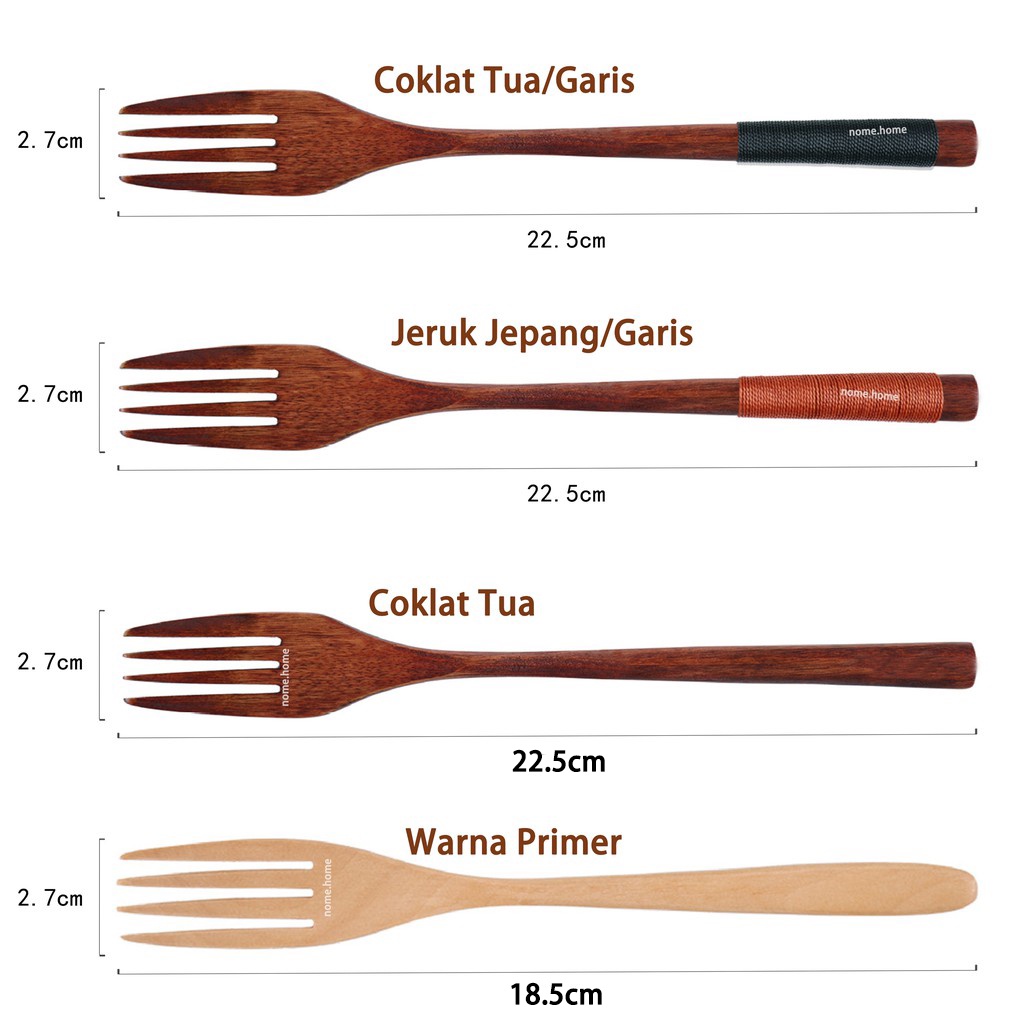 Jual Sumpit Kayu Dark Brown Sendok Sumpit Kayu Korea Wooden Long Spoon Chopstick Sendok Panjang