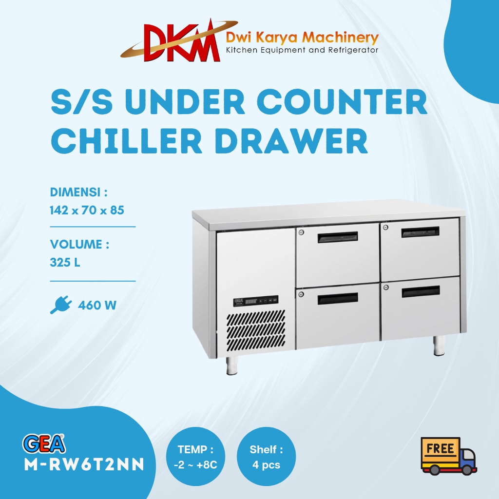 Jual Stainless Under Counter Chiller Drawer Undercounter Chiller MRW6T2NN Shopee Indonesia