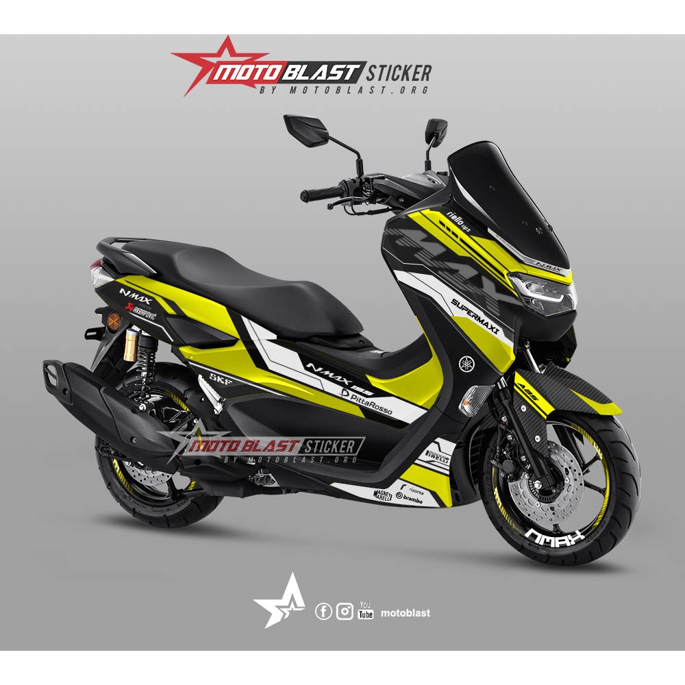 Jual Decal stiker Yamaha New Nmax supermaxi fullbody Motoblast | Shopee ...