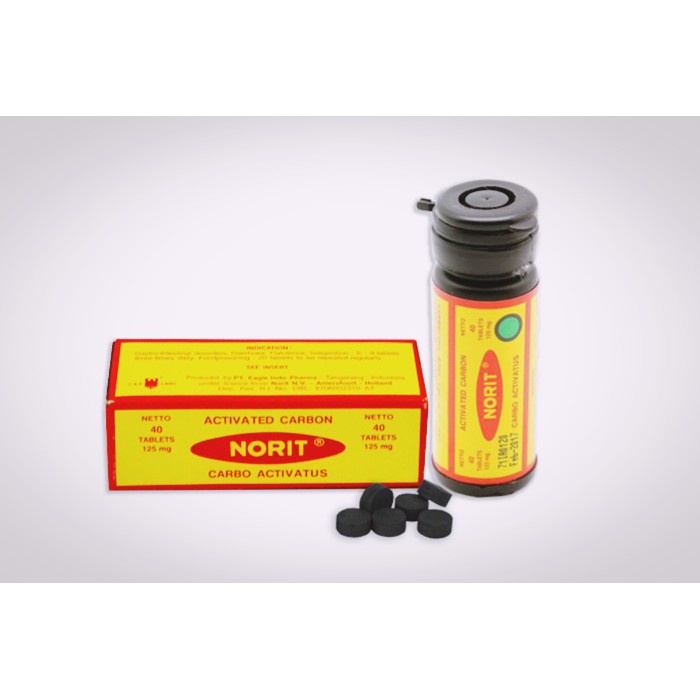 Jual Norit Karbon Aktif Isi 40 tablet | Shopee Indonesia