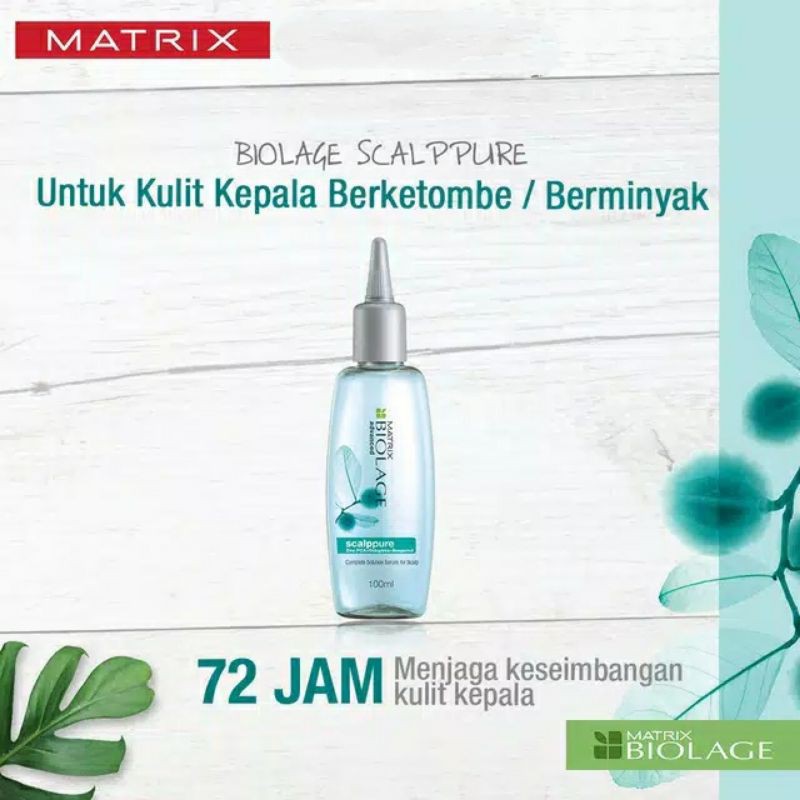 Jual MATRIX BIOLAGE SCALPPURE GEL TONIC SERUM 100 ML/KETOMBE (HAIRTONIC ...