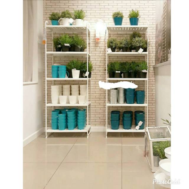 Jual Last Stock...MULIG Unit rak, Rak Putih, Putih, 58x34x162 cm ...