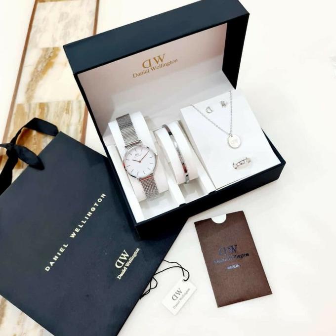 Jual Jam Tangan DW Gift Set Paket Dw Petite Fullset Shopee Indonesia