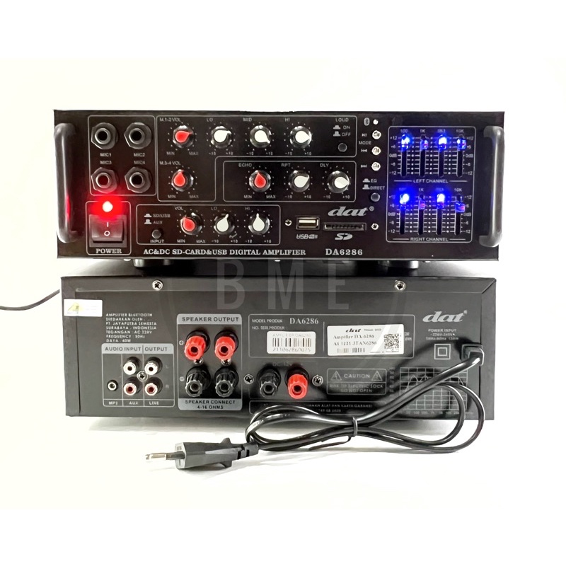 Jual AMPLIFIER DAT DA 6286 AMPLI DAT DA6286 | Shopee Indonesia