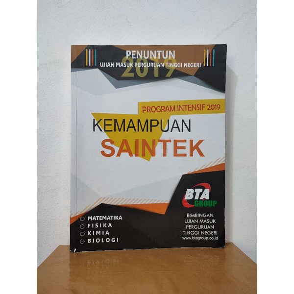 Jual Buku program insentif 2019 kemampuan saintek BTA group | Shopee ...