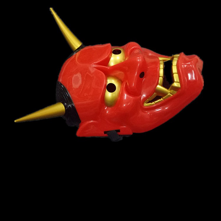 Jual TOON topeng oni demon red merah shinigami mask iblis cosplay ...