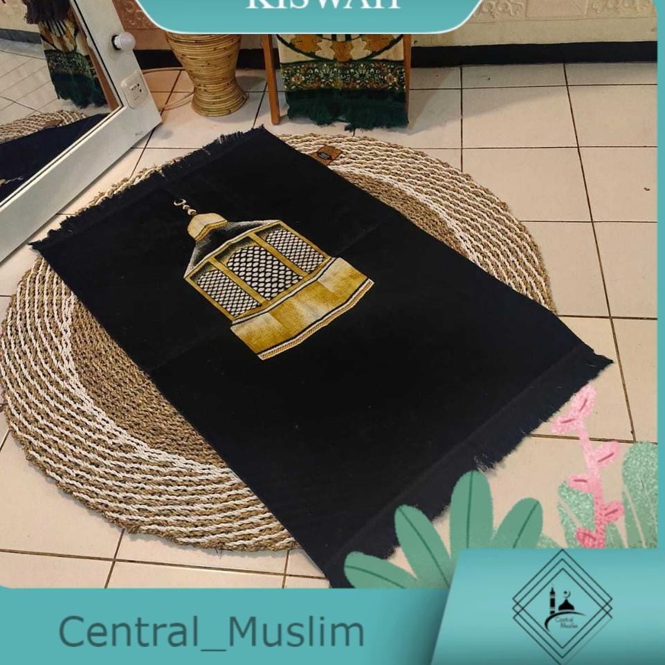 Jual Produk Keren KM0WP Sajadah Turki Kiswah Raudah Bahan Tebal Ukuran ...