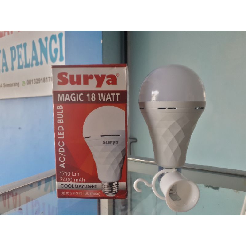 Jual Lampu Led Emergency Surya Magic Watt W Sni Putih Shopee