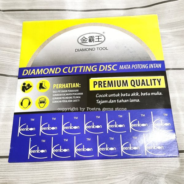 Mata Pisau Potong Batu Akik Dan Permata 6 8 10 12 14 16inch - Diamond Cutting Disc