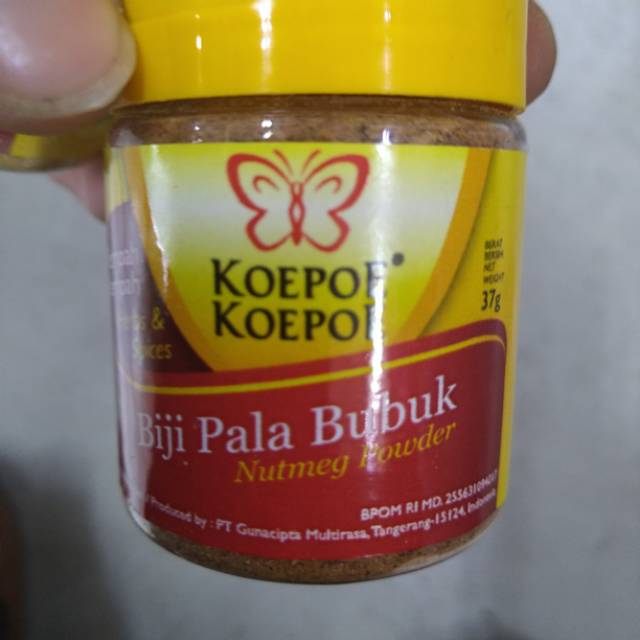 Jual koepoe koepoe biji pala bubuk 37gr nutmeg powder rempah rempah ...