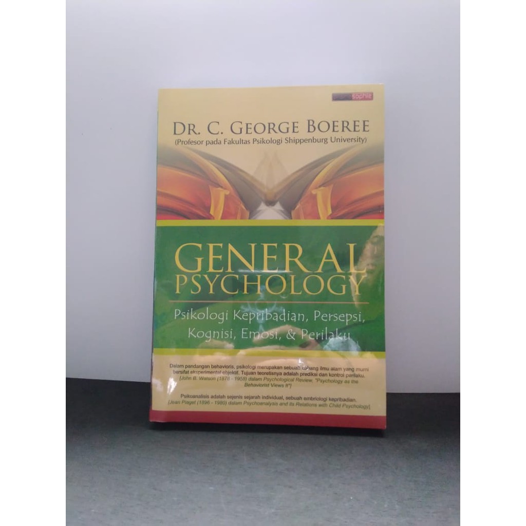 Jual Buku General Psychology - Dr. C. George Boeree | Shopee Indonesia