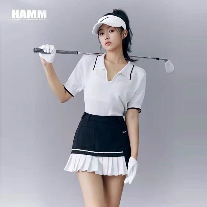 Jual Baju Golf Wanita Rok Golf Skort Premium Ladies Women Golf Set  TOP ONLY, S Shopee Indonesia