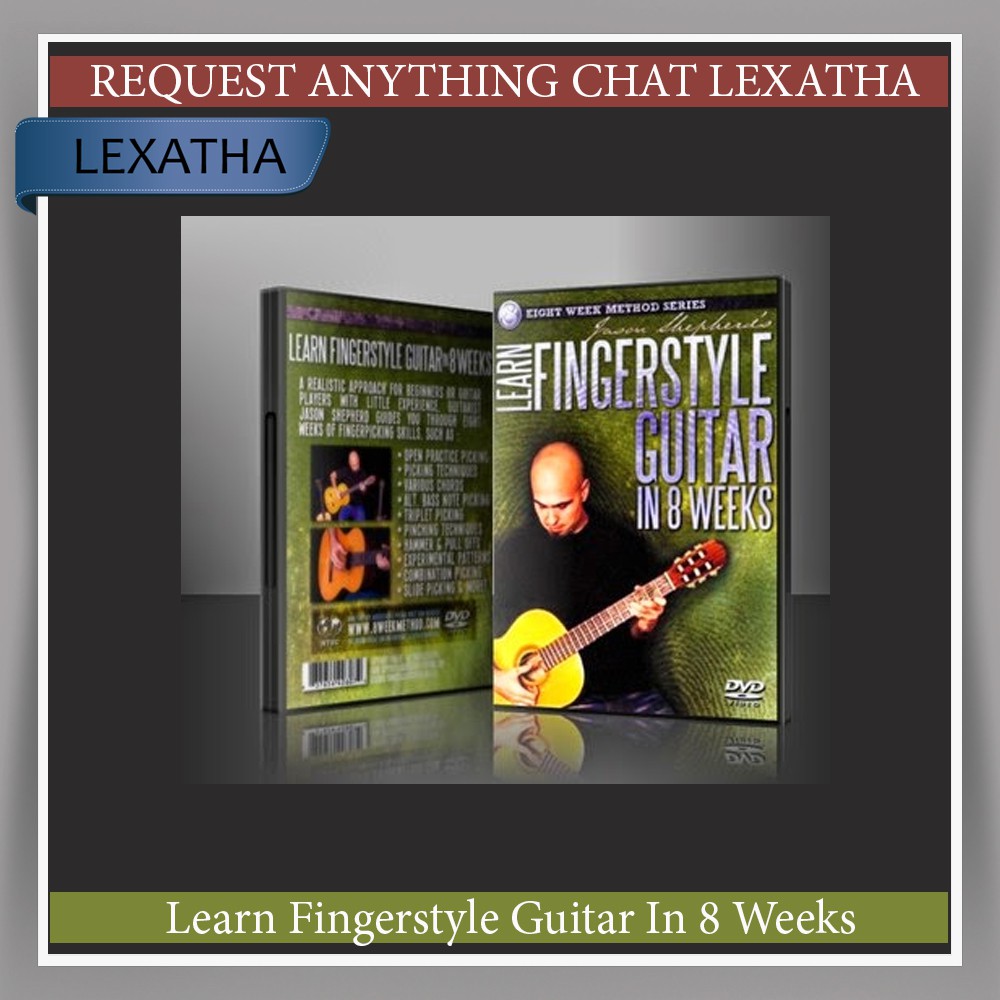 Jual Tutorial Gitar - Learn Fingerstyle Guitar In 8 Weeks | Shopee ...
