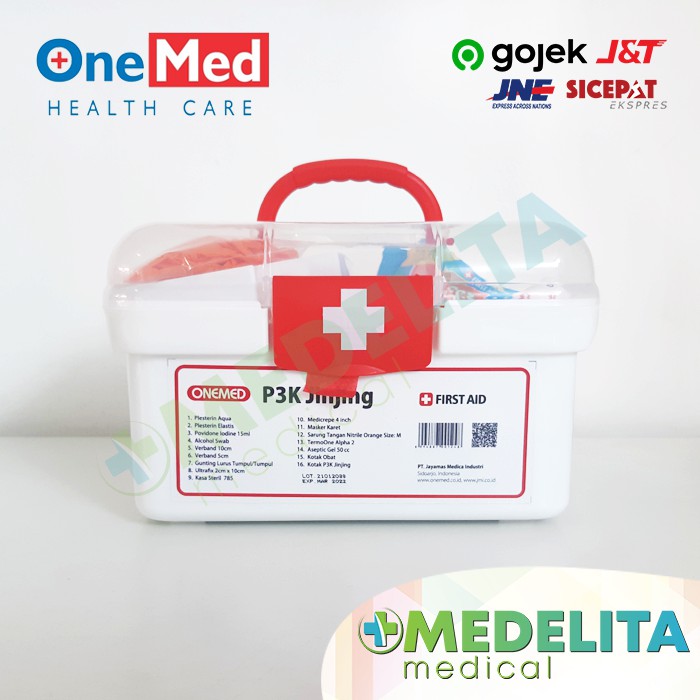 Jual P3k Jinjing First Aid Kotak Obat Kotak P3k Onemed Shopee Indonesia 