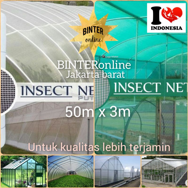 Jual insect net 50m x 3m | Shopee Indonesia