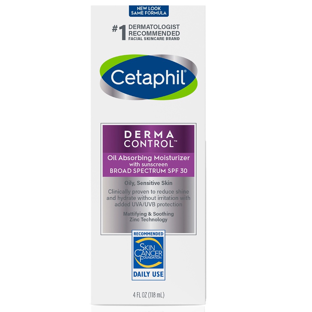 Jual Cetaphil Dermacontrol Moisturizer SPF30 118ml | Shopee Indonesia