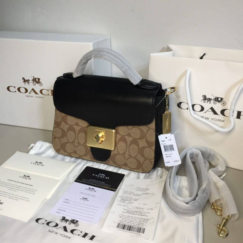 Coach cassidy best sale top handle