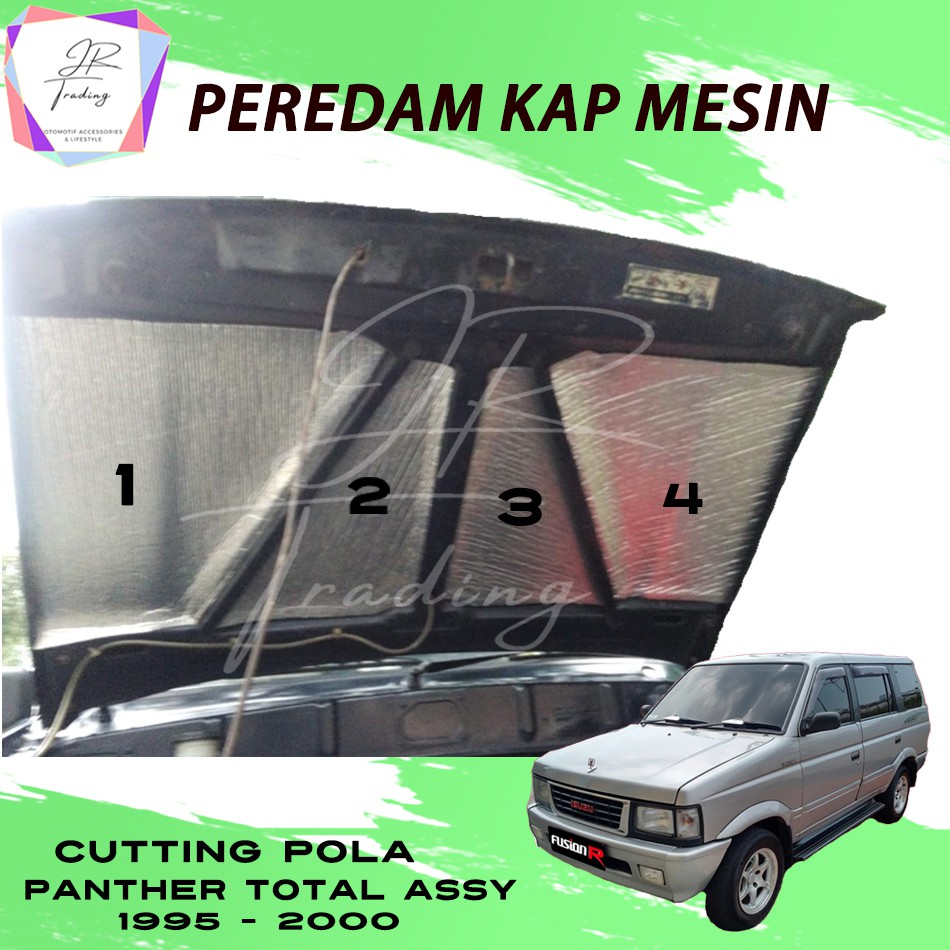 Jual Peredam Panas Kap Mesin Mobil Panther Arsy Cutting Pola Panther Arsy Shopee Indonesia