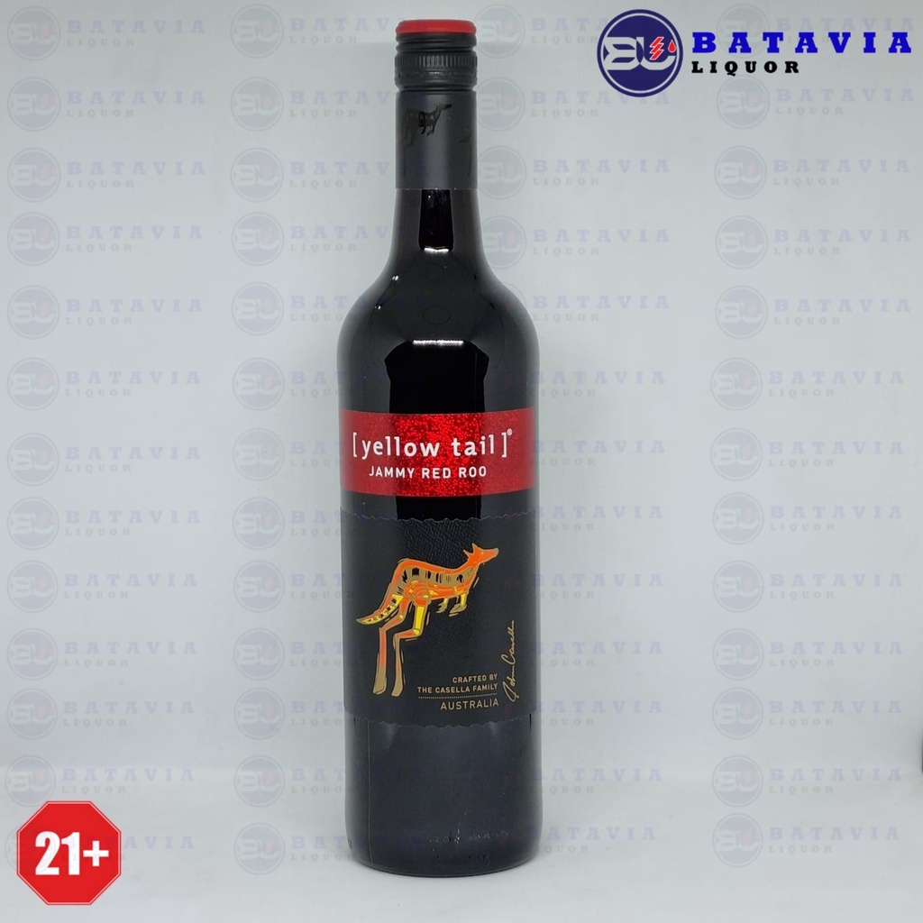 Jual Yellow Tail Jammy Red Roo 750ml Shopee Indonesia