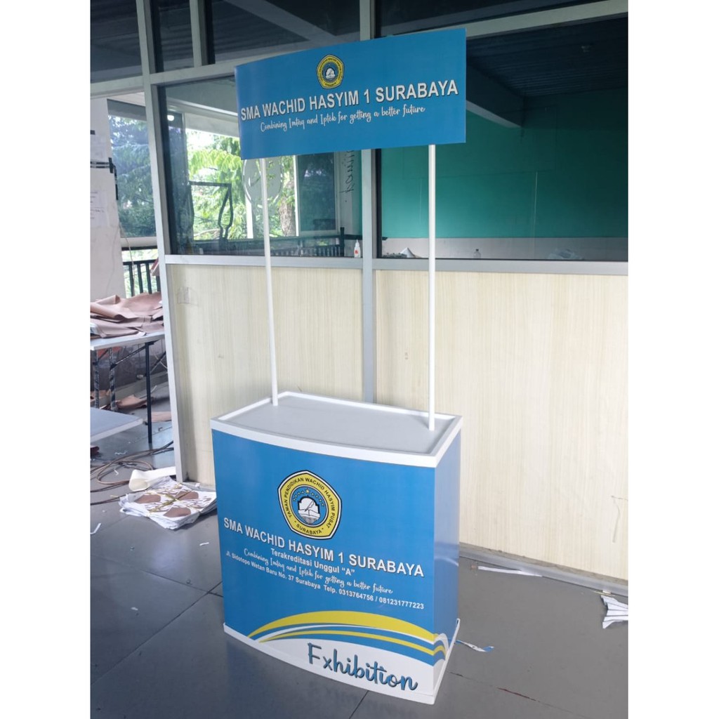 Jual Event Desk Branding / Meja Jualan / Meja Promosi / Portable Booth ...