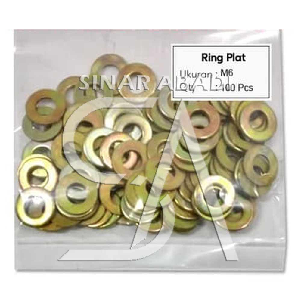 Jual Ring Plat M Ring Plat Baut M Isi Pcs Shopee Indonesia