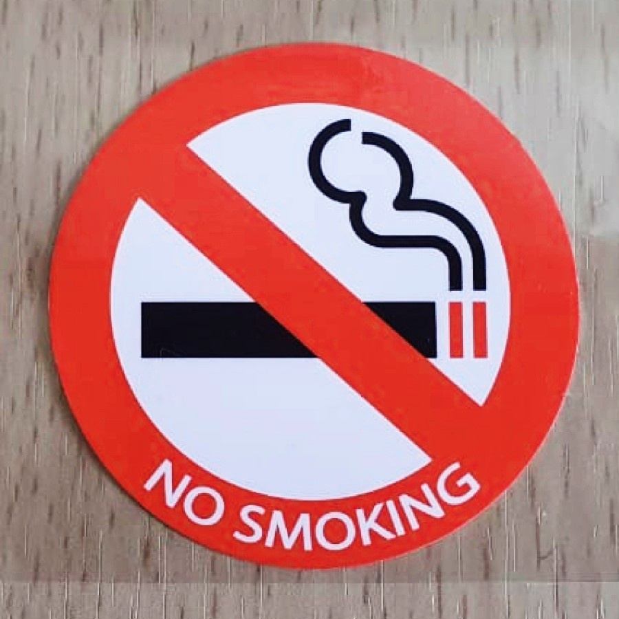 Jual Sticker No Smoking Stiker Dilarang Merokok - Stiker Kantor Rumah ...