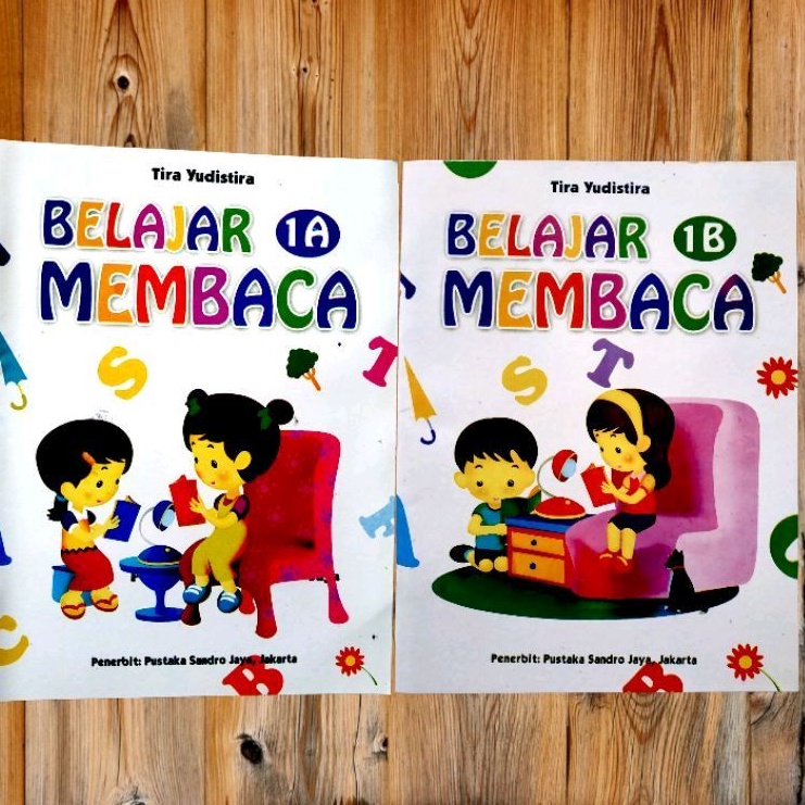 Jual PAKET 2 BUKU BELAJAR MEMBACA 1A DAN 1B FULL COLOUR (ORIGINAL ...