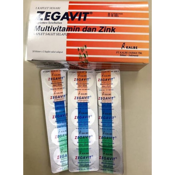 Jual Zegavit Multivitamin Dan Zink Shopee Indonesia